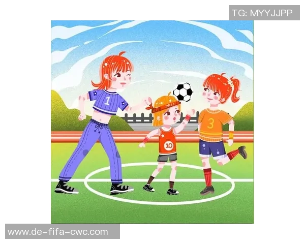 活力四射的女孩在绿茵场上尽情踢足球的动漫画面展示